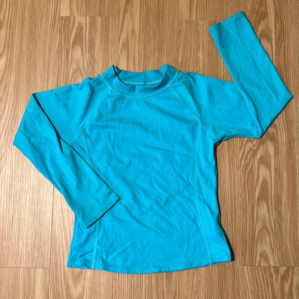 COPY - Lands’ End Long Sleeve Rashguard, Size M 5-6
